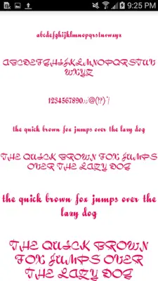 Color Fonts #5 android App screenshot 0