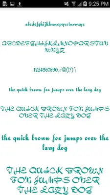 Color Fonts #5 android App screenshot 1