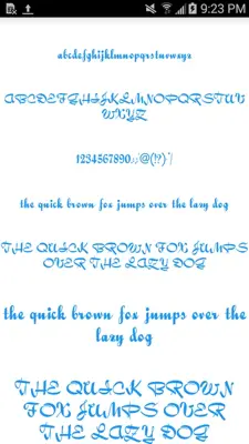 Color Fonts #5 android App screenshot 5